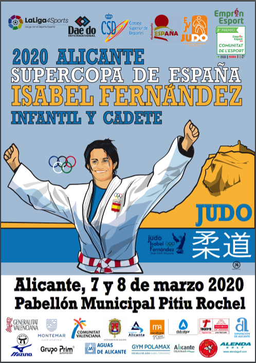 4 MEDALLAS en la Supercopa de España de Judo Infantil y Cadete Alicante 07-03-20. RESULTADOS.